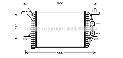 AVA QUALITY COOLING tarpinis suslėgto oro aušintuvas, kompresorius ME4172